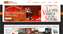 Desktop Screenshot of parrocchiaddolorata.it